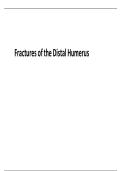 Distal Humerus Fractures &ndash; Anatomy&comma; OTA Classification&comma; Surgical Exposures&comma; Fixation & Treatment Principles