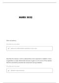 NUR 3032 PATHOPHYSIOLOGY CHAPTER 6 &lpar;NORRIS 10TH&rpar; QUESTIONS AND VERIFIED ANSWERS