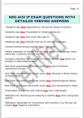 NSG 6020 3P EXAM QUESTIONS WITH  DETAILED VERIFIED ANSWERS 
