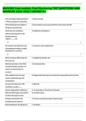 AWHONN Intermediate Fetal Monitoring – Test Questions and Answers (2025–2026, Graded A+)