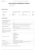 Career Planning and Strategies Part 2 Chapter 3 Questions and Answers 