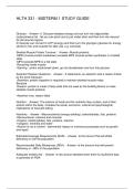 HLTH 331 - MIDTERM 1 STUDY GUIDE