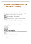 D312 A & P 1 WITH LAB STUDY GUIDE LATEST UPDATE 2025-2026