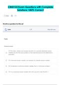 CIND123 Exam Questions with Complete  Solutions 100&percnt; Correct