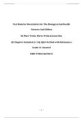Test Bank for Biostatistics for The Biological And Health Sciences 2nd Edition By Marc Triola&comma; Mario Triola & Jason Roy All Chapters Included &lpar;1-14&rpar;&vert; Q&A Verified with Rationales &vert; Grade A&plus; Assured ISBN 9780134039015