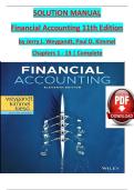 SOLUTION MANUAL &ndash; Financial Accounting &lpar;11th Edition&rpar; &vert; Jerry J&period; Weygandt&comma; Paul D&period; Kimmel & Donald E&period; Kieso &vert; Latest Update 2026 &vert; Complete Step-by-Step Solutions &vert; Exam & Assignment Prep