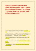 Busn 1003 Exam 1&vert; Brand New Exam Questions with 100&percnt; Correct Clear Verified Answers&vert; All Graded A&plus;&vert;Latest Premium Update&vert;100&percnt; Guaranteed Success&period;