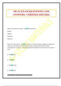 PHASE 1 &ndash; MCJA EXAM QUESTIONS AND ANSWERS&period; VERIFIED 2025&sol;2026&period;