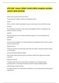 HTH 100 - Exam 3 &lpar;JMU&colon; Smith&rpar; With complete solution LATEST NEW EDITION 