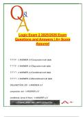 Logic Exam 2 &ndash; 2025&sol;2026 &vert; Truth Tables&comma; Logical Operators&comma; Connectives&comma; Equivalence
