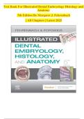 Test Bank for Illustrated Dental Embryology&comma; Histology and Anatomy 5th Edition &ndash; Fehrenbach &lpar;Latest 2025&rpar; &ndash; All Chapters Included