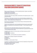 Rasmussen MDC 1 &ndash; Exam 2 &vert; Latest Exam  Prep Q&A &lpar;2025&sol;2026 Update&rpar;