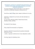 SOCIOLOGY 1310 EXAM 1 WHITEHAWK QUESTIONS AND  CORRECT DETAILED ANSWERS &lpar;VERIFIED ANSWERS&rpar;  ALREADY GRADED A&plus;