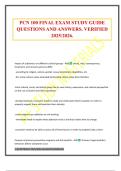 PCN 100 FINAL EXAM STUDY GUIDE QUESTIONS AND ANSWERS&period; VERIFIED 2025&sol;2026&period;