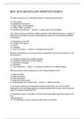 BIOL 3010 MOLECULAR GENETICS EXAM II