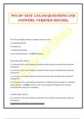 PSY 657 TEST 2 EXAM QUESTIONS AND ANSWERS&period; VERIFIED 2025&sol;2026&period;
