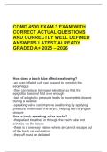 COMD 4500 EXAM 3 EXAM WITH CORRECT ACTUAL QUESTIONS AND CORRECTLY WELL DEFINED ANSWERS LATEST ALREADY GRADED A&plus; 2025 &ndash; 2026