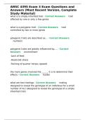 ANSC 4395 Exam 3 Exam Questions and Answers &lpar;Most Recent Version&comma; Complete Study Material&rpar;&period;