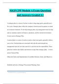 NIGP CPP Module A Exam Questions and Answers Graded A&plus;