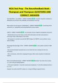 BCIA Test Prep - The Neurofeedback Book -  Thompson and Thompson QUESTIONS AND  CORRECT ANSWERS