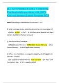 IC3 GS5 Practice Exam 2 Computing Fundamentals questions with 100- Correct Answers Latest Versions