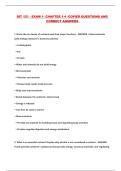 DIT 121 - EXAM 1- CHAPTER 1-4 -COPIED QUESTIONS AND CORRECT ANSWERS 