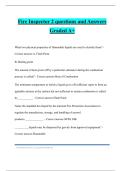 Fire Inspector 2 questions and Answers Graded A&plus;