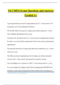 NJ CMFO Exam Questions and Answers Graded A&plus;