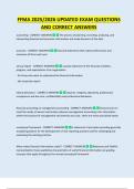 FFMA 2025&sol;2026 UPDATED EXAM QUESTIONS  AND CORRECT ANSWERS