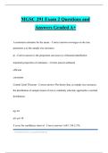 MGSC 291 Exam 2 Questions and Answers Graded A&plus;