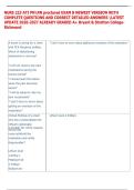 NURS 223 ATI PNRN proctored EXAM B NEWEST VERSION WITH  COMPLETE QUESTIONS AND CORRECT DETAILED ANSWERS LATEST  UPDATE 2026-2027 ALREADY GRADED A&plus; Bryant & Stratton College Richmond NURS 223 ATI PNRN proctored EXAM B NEWEST VERSION