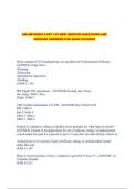 AIR METHODS PART 135 NEW VERSION QUESTIONS AND VERIFIED ANSWERS FOR EXAM SUCCESS