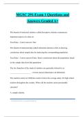 MGSC 291-Exam 1 Questions and Answers Graded A&plus;