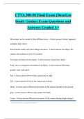 CTVA 300-50 Final Exam &lpar;Based on Study Guides&rpar; Exam Questions and Answers Graded A&plus;