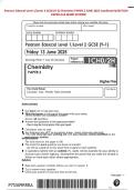 Pearson Edexcel Level 1&sol;Level 2 GCSE &lpar;9&ndash;1&rpar; Chemistry PAPER 2 JUNE 2025 Combined QUESTION PAPER And MARK SCHEME
