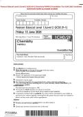 Pearson Edexcel Level 1&sol;Level 2 GCSE &lpar;9&ndash;1&rpar; Chemistry PAPER 2 Foundation Tier JUNE 2025 Combined QUESTION PAPER And MARK SCHEME 