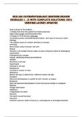 HCR 240 PATHOPHYSIOLOGY MIDTERM REVIEW &lpar;MODULES 1 - 3&rpar; WITH COMPLETE SOLUTIONS 100&percnt; VERIFIED LATEST UPDATE&excl;&excl;