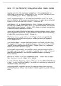 BIOL 133 &lpar;NUTRITION&rpar; DEPARTMENTAL FINAL EXAM