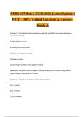 NURS 307 Quiz 1 PEDS 2026 &lbrack;Latest Update&rsqb; &vert; WCU &vert; 100&percnt; Verified Questions & Answers &vert; Grade A