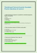 WatchGuard Network Security Essentials &ndash; Practice Questions & Answers