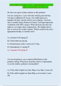 PALS PRE COURSE SELF-ASSESSMENT &lpar;Actual  2025&rpar; ANSWERS RATED A&plus;