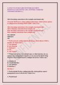 LATEST WATCHGUARD NETWORK SECURITY ESSENTIALS QUESTIONS AND ANSWERS &vert; VERIFIED ANSWERS GRADED A&plus; &vert;