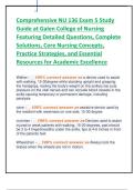 Comprehensive NU 136 Exam 5 Study  Guide at Galen College of Nursing  Featuring Detailed Questions&comma; Complete  Solutions&comma; Core Nursing Concepts&comma;  Practice Strategies&comma; and Essential  Resources for Academic Excellence
