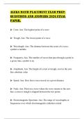 ALEKS MATH PLACEMENT EXAM PREP&colon; QUESTIONS AND ANSWERS 2026 FINAL PAPER&period;