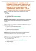 &Tab;Fall Semester 2025 &ndash; December ATI PN Fundamentals New Edition Complete Study Guide &vert; Nursing Basics&comma; Patient Care&comma; Vital Signs&comma; Infection Control&comma; Medication Administration&comma; Clinical Skills&comma; and  ATI-Style Questions with Detailed Rationales