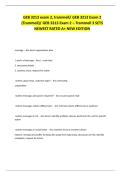 GEB 3213 exam 2&comma; trammell&sol; GEB 3213 Exam 2 &lpar;Trammell&rpar;&sol; GEB 3213 Exam 2 &ndash; Trammell 3 SETS NEWEST RATED A&plus; NEW EDITION 
