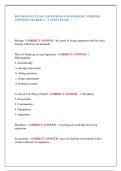 BIO 100 FINAL EXAM  &vert; QUESTIONS AND ANSWERS &vert; VERIFIED  ANSWERS GRADED A&plus; &vert; LATEST EXAM 
