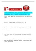 2025-2026 TDLR Lash Extension Written Exam Questions with Correct Answers 100 Pass