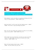 2025-2026 TYCOM SAR EXAM QUESTIONS WITH CORRECT ANSWERS