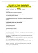 GEOG 1113 Exam Study Guide Questions with Complete Solutions 2026